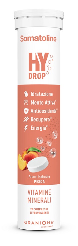 SOMATOLINE HYDROP PESCA 20 COMPRESSE EFFERVESCENTI - maxifarmacia.it