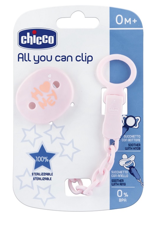 CHICCO CLIP UNIVERSALE ROSA - maxifarmacia.it
