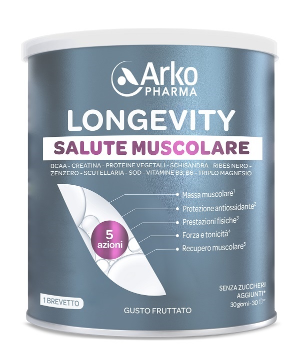 LONGEVITY SALUTE MUSCOLARE 285 G GUSTO FRUTTATO - maxifarmacia.it