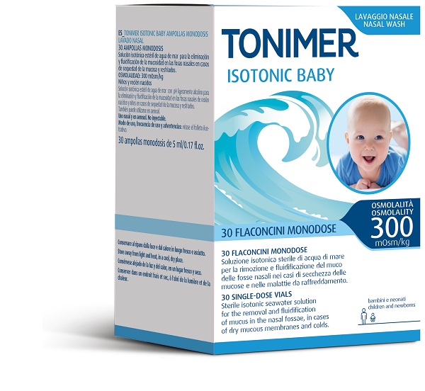 ISOTONIC BABY TONIMER 30 FLACONCINI MONODOSE 5 ML - maxifarmacia.it