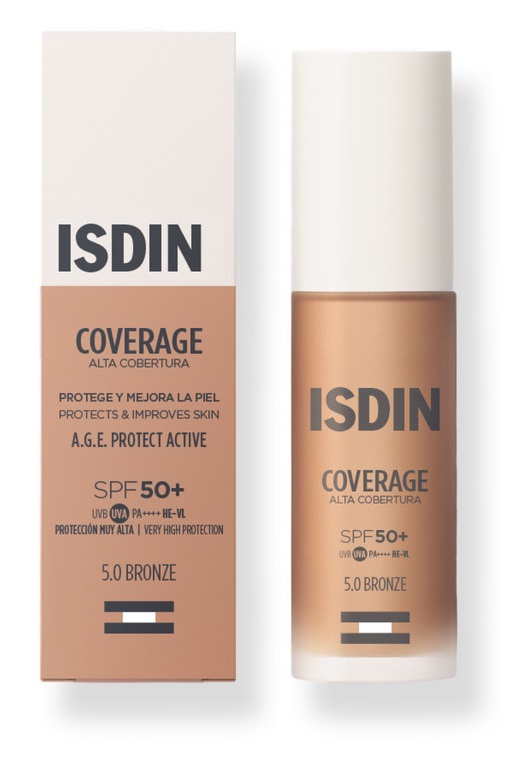 COVERAGE 5,0 BRONZE SPF50+ FONDOTINTA CON PROTEZIONE MOLTO ALTA 30 G - maxifarmacia.it
