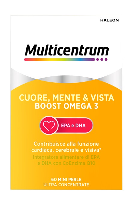 MULTICENTRUM OMEGA BOOST 60 MINI PERLE ULTRA CONCENTRATE - maxifarmacia.it